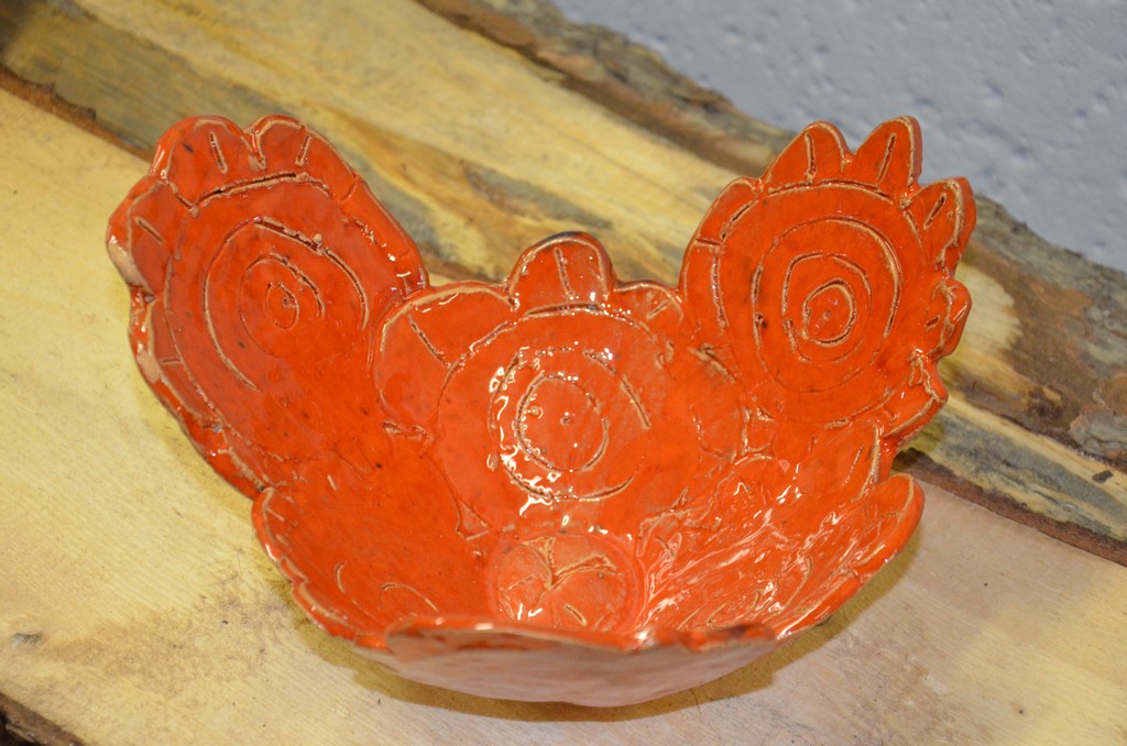 mini-rdeča skleda